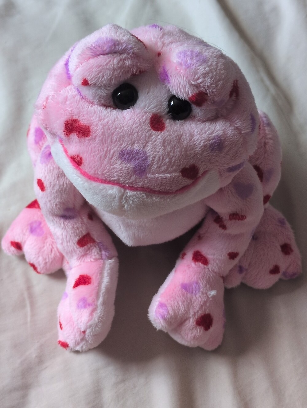 Webkinz HM144 Love Frog Plush Valentines Heart NO CODE Y2K Retired